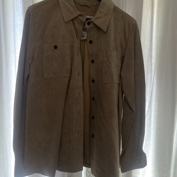 Matilda Djerf Inspired 100% Leather button down - Picture 3 of 3